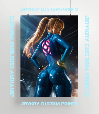 Samus Aran Metroid  Poster Print - No Frame
