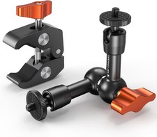 K F CONCEPT 6" Magic Arm Kit Articulating Arm Mount for Monitor LED Light Webcam