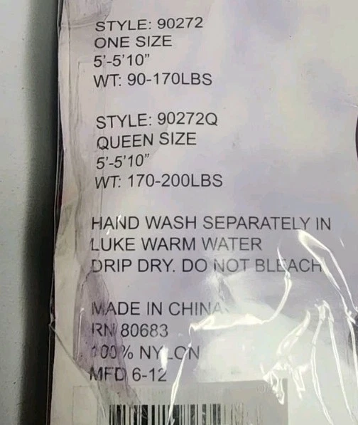 Charades LLC Black Adult Costume Leggings Womens One Size                    A68 - Image 2 of 3