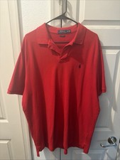 Polo Ralph Lauren Men’s Big Pony Red Custom Fit Polo Shirt Large