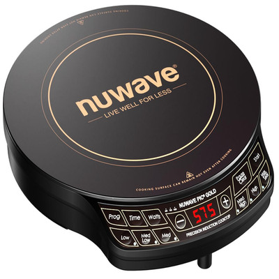 Nuwave Precision Induction Cooktop Gold 12 Shatter-Proof Ceramic Glass Surface