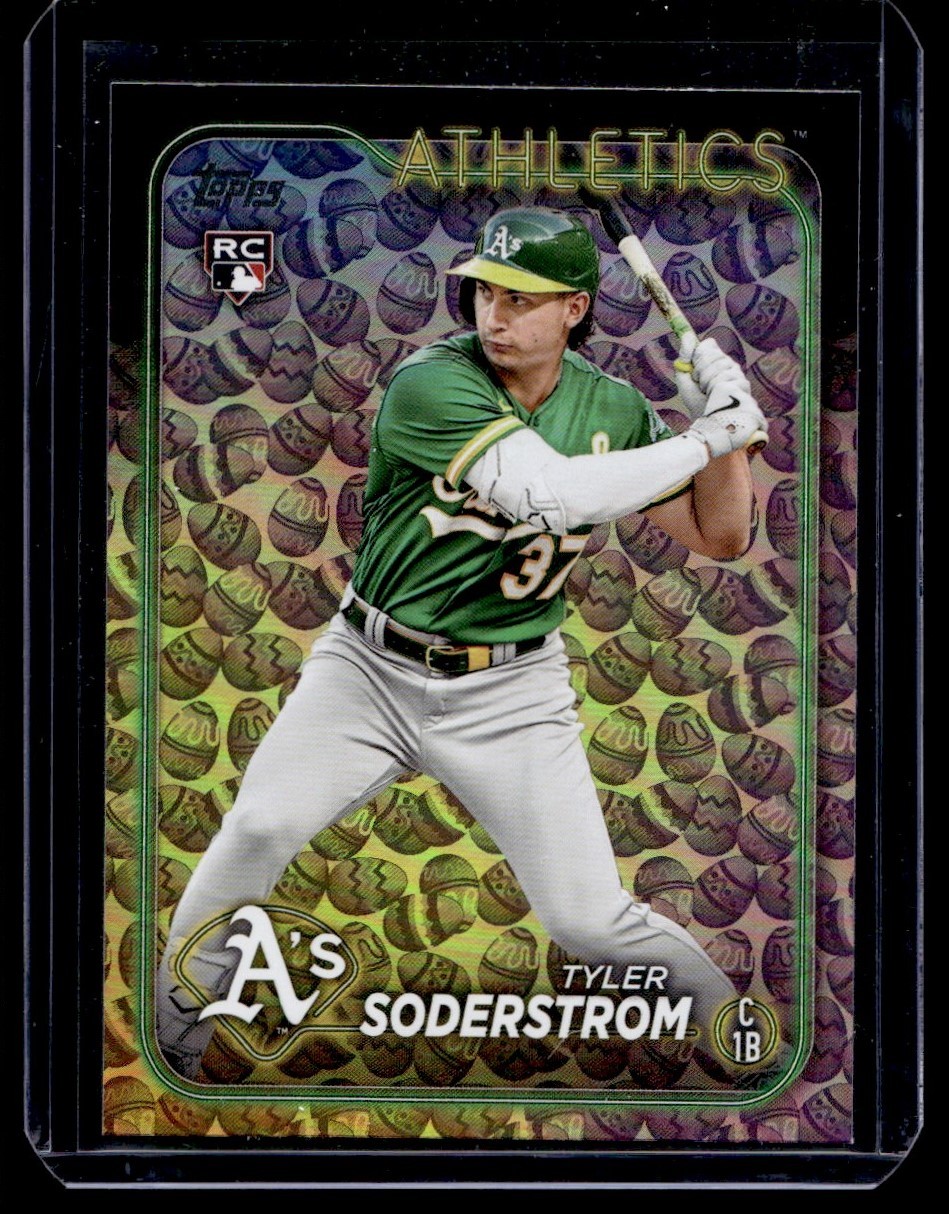 2024 Topps Series 1 - Holiday Eggs Tyler Soderstrom RC Oakland Athletics #244