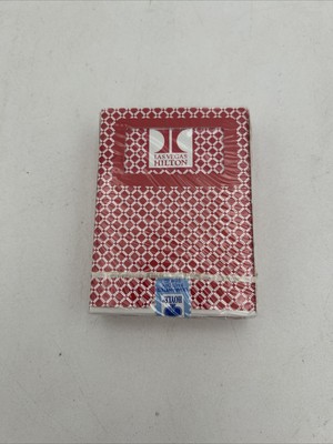 Vintage Las Vegas Hilton Casino Red Playing Cards PGC Hoyle - New Sealed