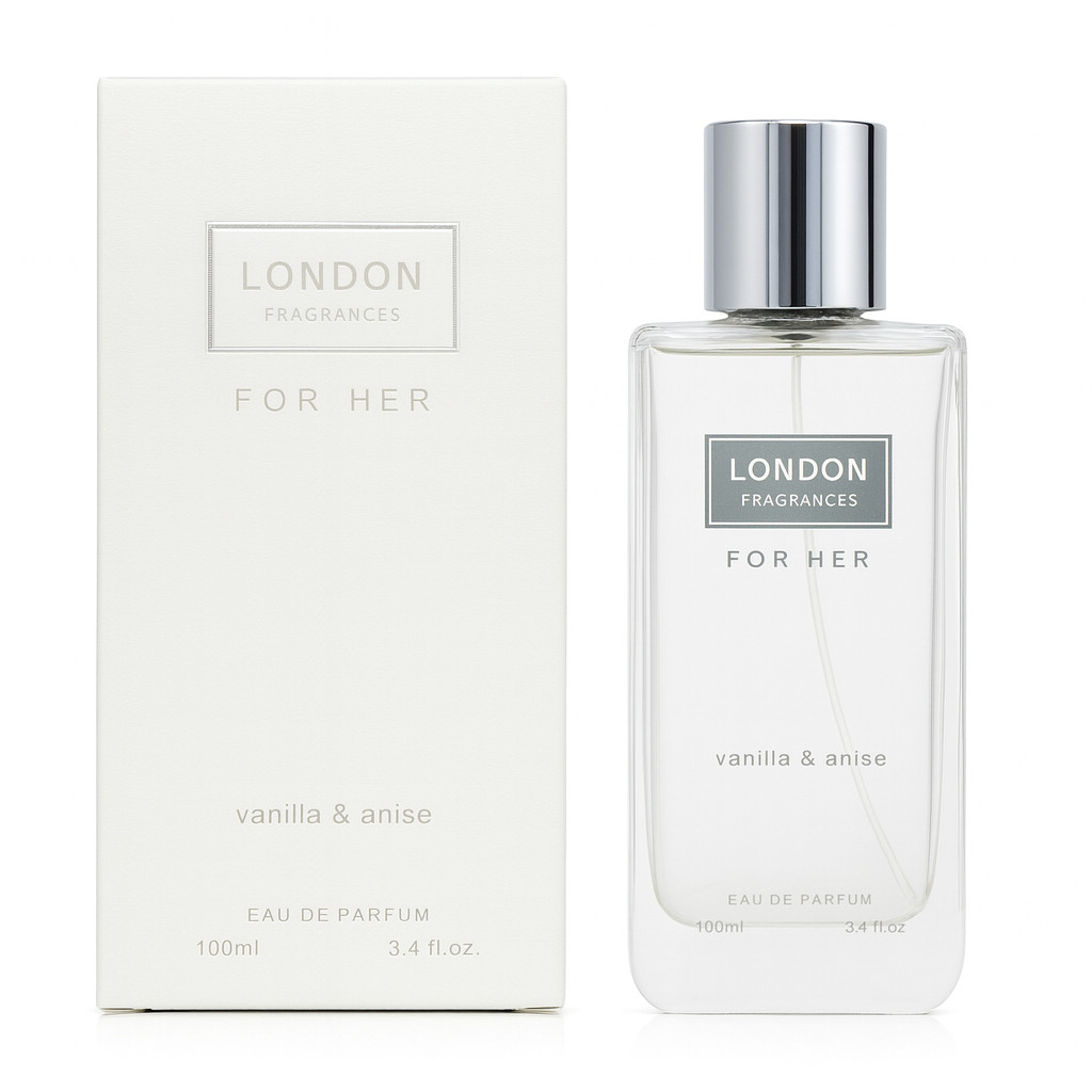 Vanilla & Anise Perfume  100ml Eau de Parfum London Fragrances Women's Ladies