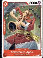 Scratchmen Apoo OP14-008 Common The Azure Sea's Seven One Piece Near Mint