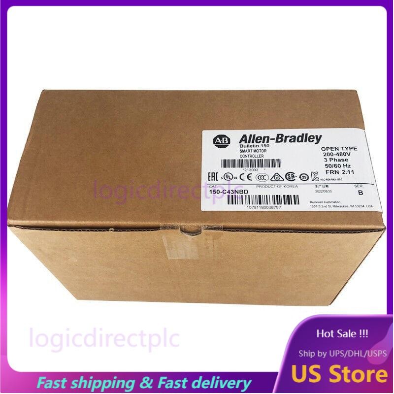 Factory Sealed Allen-Bradley 150-C43NBD SMC-3 Smart Motor Controller US Free Tax