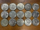 1965-1968 Kennedy Half Dollar- Lot Of 15- 40% Silver