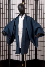DEAR VANILLA JAPANESE HAORI JACKET MEN'S KIMONO AUTHENTIC JAPAN GENUINE VINTAGE