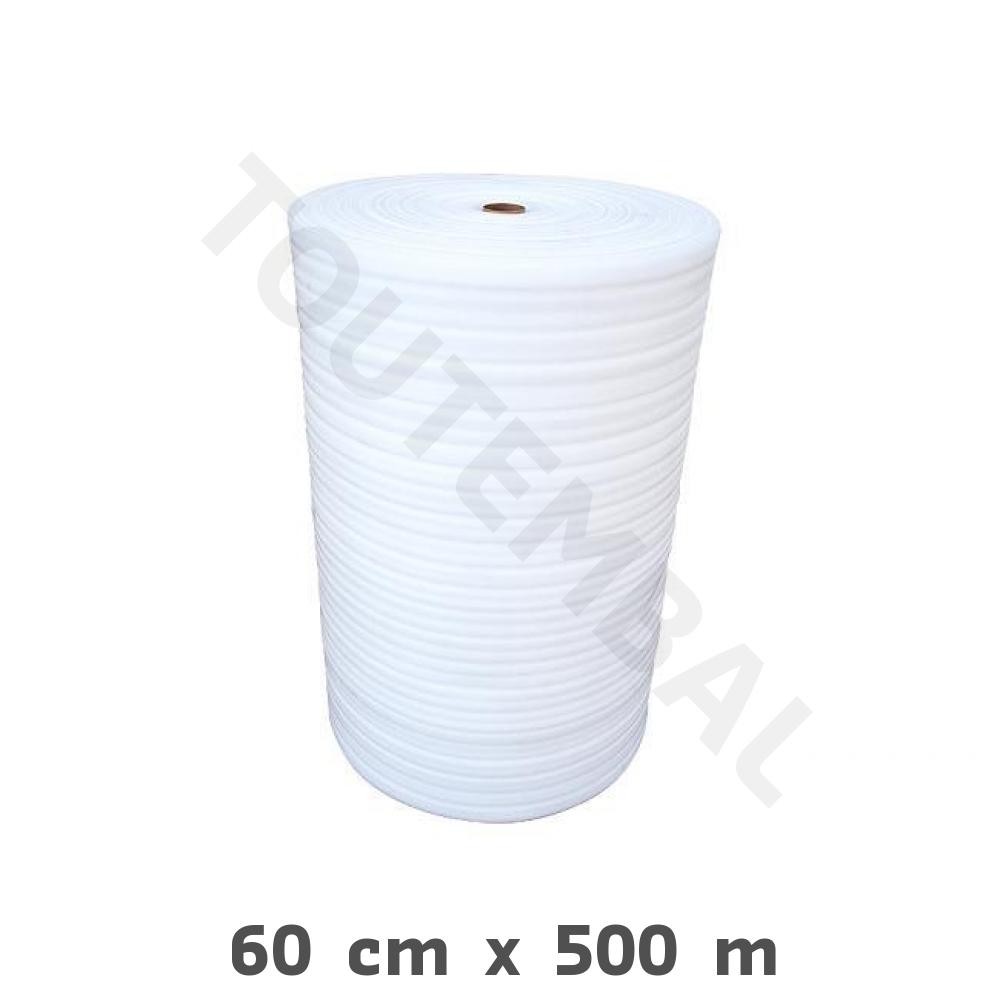 Rouleau de mousse fine 1mm de 60cm x 500m pour emballage et protection
