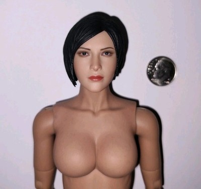 1/6 Scale Female Figure Resident Evil 2 Remake Ada Wong Head Sculpt Accessories