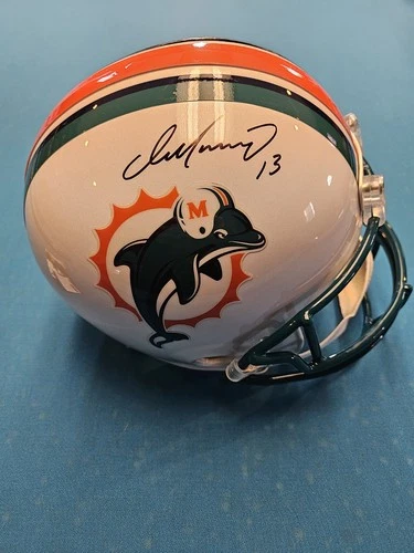 Dan Marino Signed Full Size Replica Helmet PSADNA W PICTURE INCLUDED