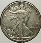 1943 S Walking Liberty Half Dollar AU Condition, 90% Silver Nice Coin! WL-4328s