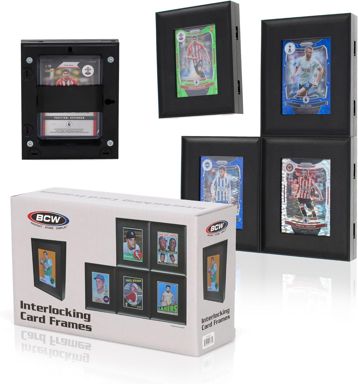 BCW Interlocking Card Standard Frames, Cards - 6 Pack