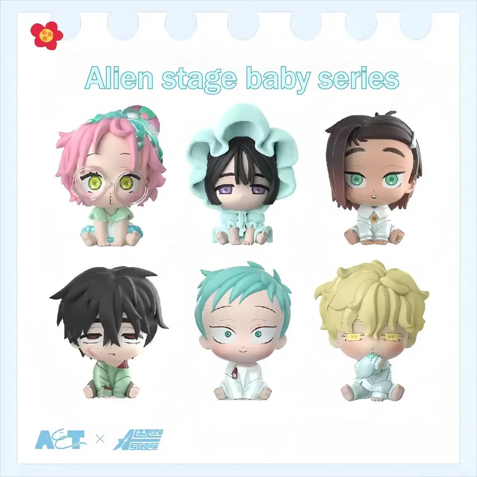 6PCS Alien Stage MIZI SUA Blind Box Sunny Day Anime Peripheral Q
