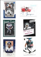 6 NFL CARDS MIXED LOT MANNING ERTZ EMMITT SMITH TESTAVERDE 3 AUTOS