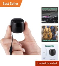 Ultra-Compact Mini Bluetooth Speaker with HD Sound  Bass - Perfect for Travel