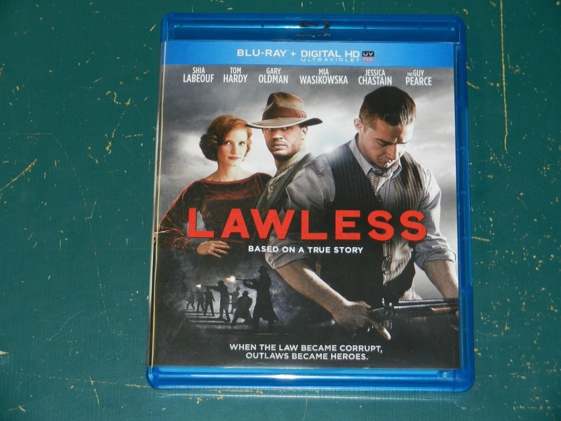 BLU-RAY LAWLESS TOM HARDY JESSICA CHASTAIN SHIA LABEOUF JASON CLARKE