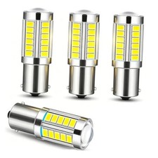 1156 Led Bulb Super Bright 360-degree Reverse Light Turn 4 Pcs White 1156