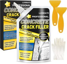 Concrete Crack Filler 1.5lb Self-Leveling Cement Waterproof Sealant Grey