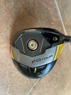 Wilson Staff FG Tour F5 3 Fairway Wood 15* Adjustable Loft w/ Head Cover
