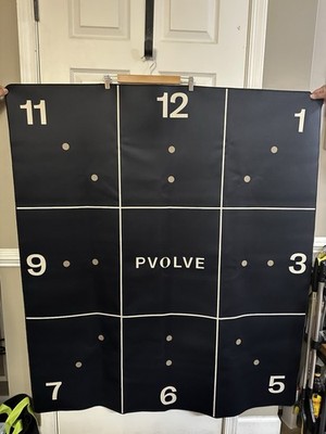 PVOLVE Precision Mat Home Workout Exercise Mat Fitness Training Mat EXCELLENT
