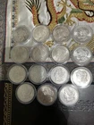 15 90% Silver Dollars(3 Peace,12 Morgan).