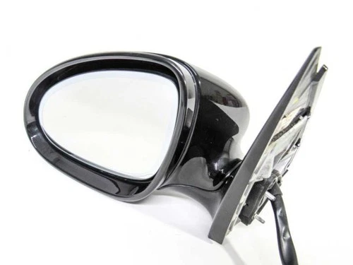 07-09 Mercedes W221 S550 S600 Left Driver Door Side Rear View Mirror Black