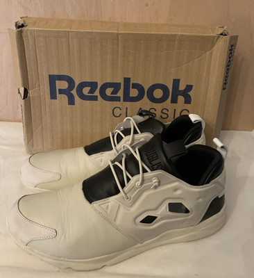 Reebok Furylite AFF Oatmeal Black White AQ9298 Sneaker - UK 11,5 EU 46 - Pre Loved