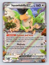 Squawkabilly ex 169/193 Double Rare Paldea Evolved Pokemon Holo NM/M