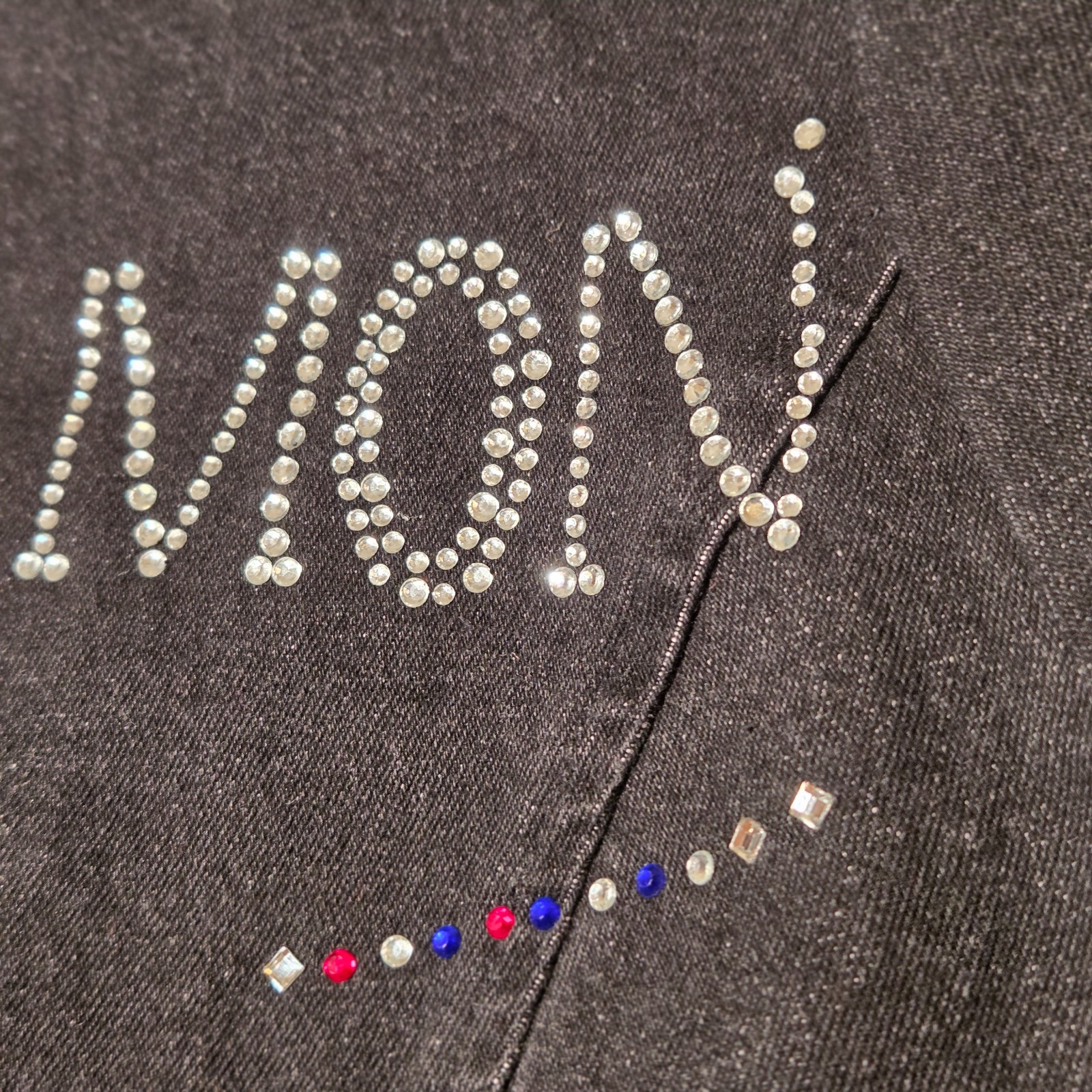 Women With Control Basic Jacket M Black Denim Col… - image 7