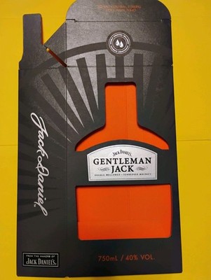 Jack Daniels Discontinued Gentleman Jack  750ml Gift Box - Empty 2015 NOS  *New*