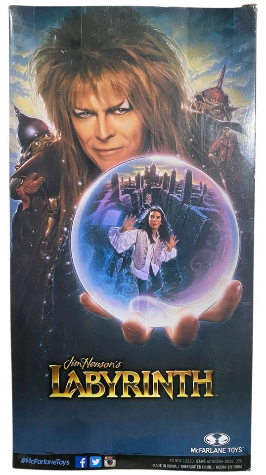 Figura Labyrinth Dance Magic Jareth Goblin King David Bowie 7" NUEVA McFarlane Foto 2 de 4