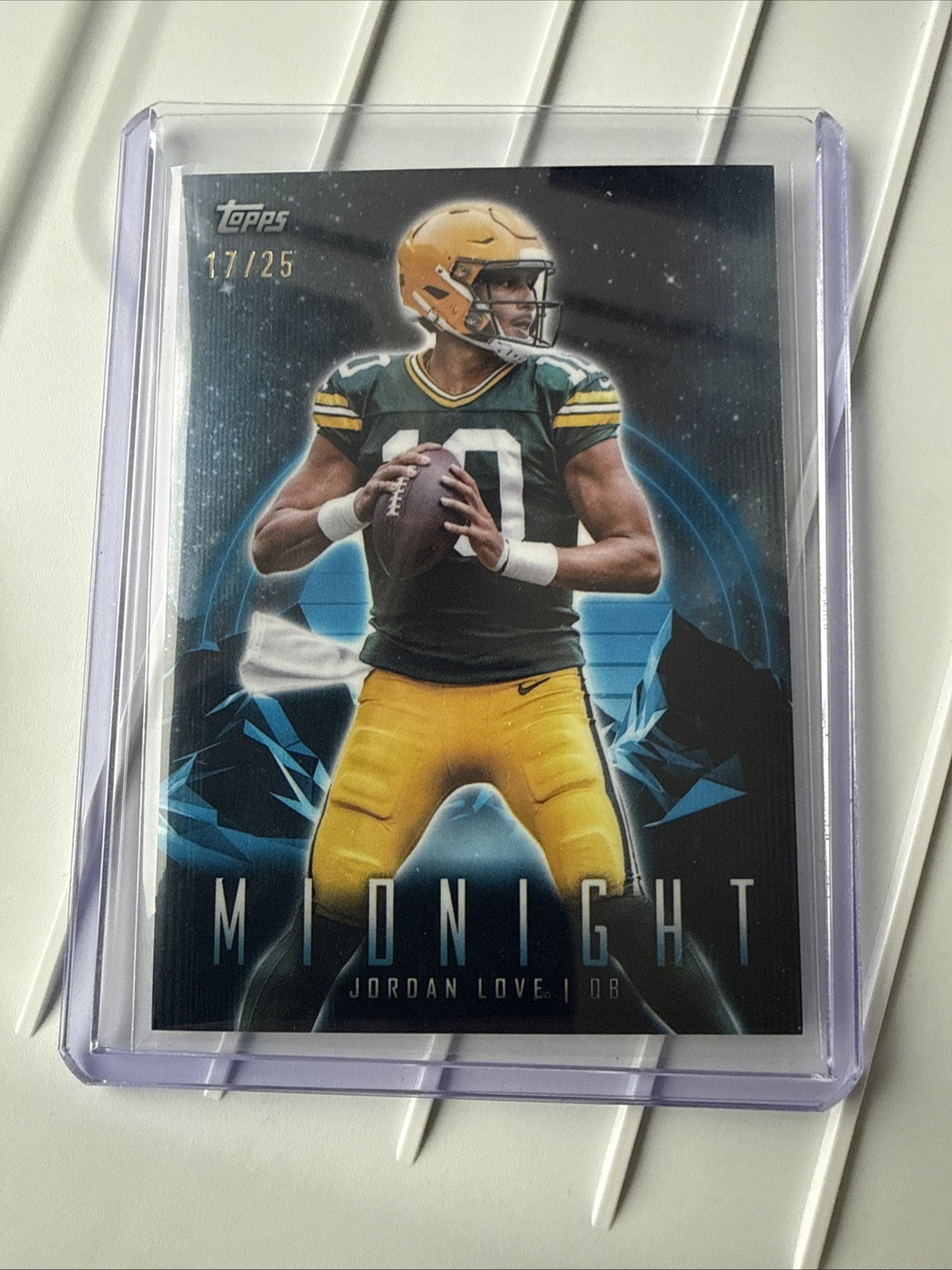 2024 Topps Midnight - Jordan Love #34 Moonrise Parallel /25Packers