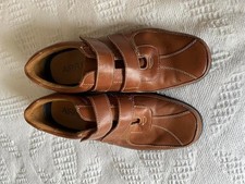 Gents "M & S" Airflex Tan Brown Shoes - Size 8