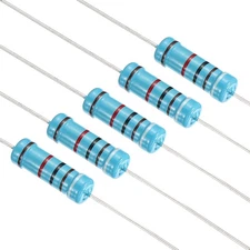 105pcs Metal Film Resistor Assortment Kit 10K Ohm to 91K Ohm 21 Value 3W 1%