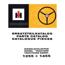 Produktbild - IHC 1255 1455 Dieselschlepper Ersatzteilliste Ersatzteilkatalog
