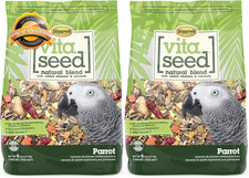 Parrot Food Natural Seed Blend Vitamin Enriched Bird Feed 5 lb 2 Pack