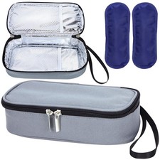 Breastmilk Cooler Bag with Ice Pack, Portable Insulated Breast Milk Storage C...