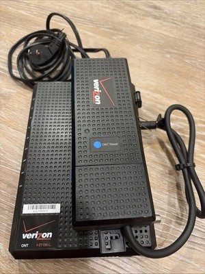 ALCATEL VERIZON OPTICAL NETWORK TERMINAL ONT I-211M-L MODEM + AC ADAPTER