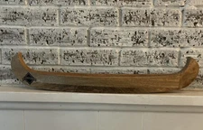 Vintage Beaver Canoe 24” Wood Model - Store Display