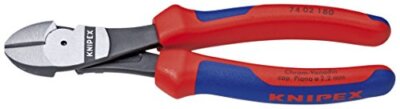 KNIPEX Tools - Seitenschneider mit hoher Hebelwirkung, Mehrkomponenten (7402180)
