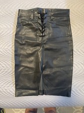 rag and bone leather skirt, size 23
