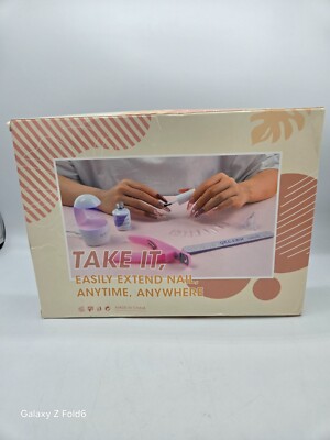 Gellen Acrylic Nail Tips & Glue Gel Extension Kit For Women's 15ML-0.5 FL Oz