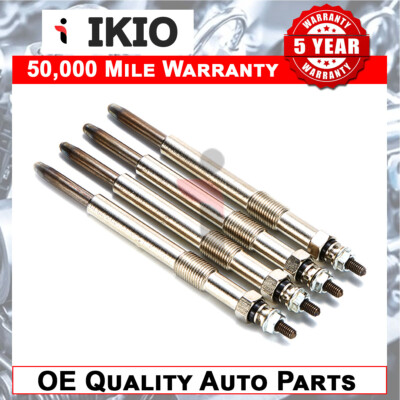 Ikio 4X FOR FORD FOCUS II MK2 C-MAX S-MAX 2.0 TDCI DIESEL HEATER GLOW PLUGS GP10