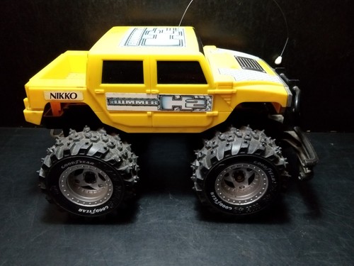 NIKKO Hummer H2 Yellow RC Car 10” 4.8 Volt 2WD Truck UNTESTED NO BATTERY Parts - Picture 4 of 12