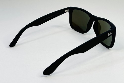 Ray-Ban Classic polarisierte Sonnenbrille Justin RB4165 622 55 blaue Gläser schwarzes Gestell - Bild 2 von 5