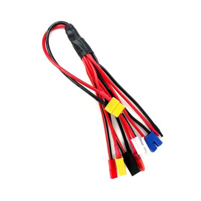 Racers Edge - 7-Function Charge Adapter to Female XT60, 300mm Wire