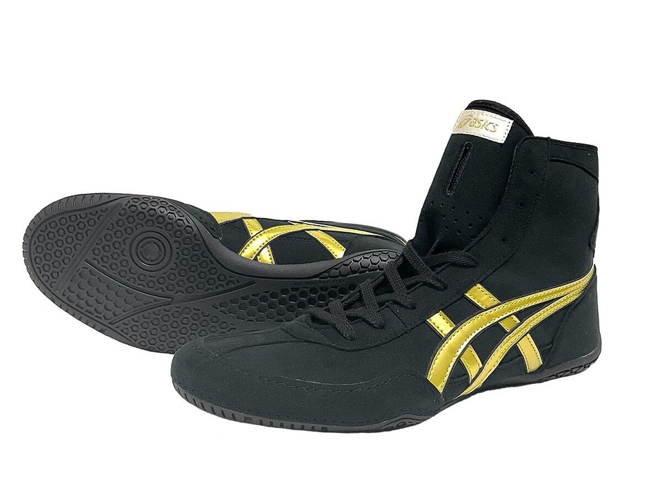 ASICS Wrestling Shoes 1083A001 EXEO TWR900 Black x Gold JAPAN FEDEX
