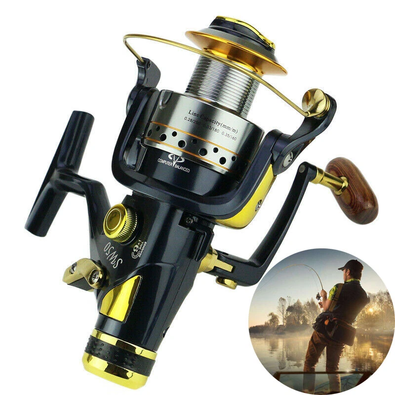 9+1BB Fishing Spinning Reel Line Rod Lure Wheel Adjustbale 5.2:1 Gear Ratio L/RH