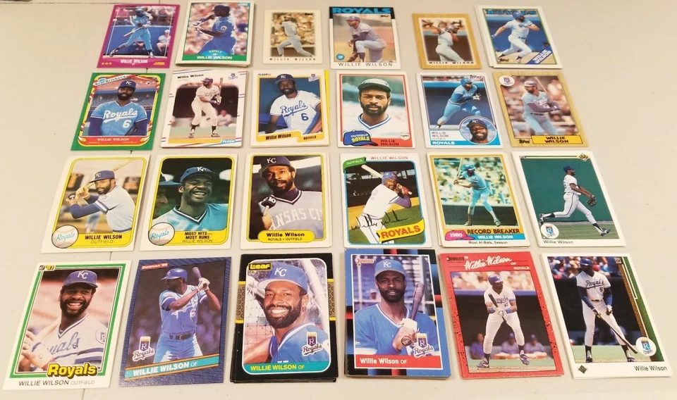 ENORME Lote de 500 Tarjetas de Béisbol Equipo MLB: Kansas City Royals HoF RC Stars + ¡Bono! Foto 4 de 4